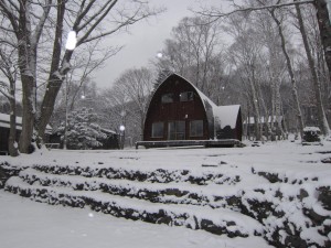 2014.12.03 雪景色とシーダーハウス